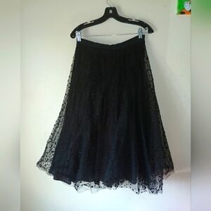 Ophelia Unbound Black Skirt Gothic 90s Vintage Tulle